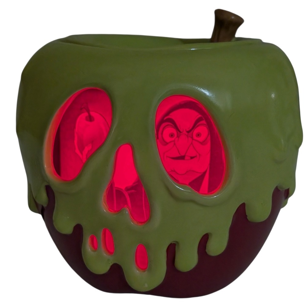 Disney Snow White Poison Apple Scentsy Warmer Evil Queen Lighted Green Red 85407